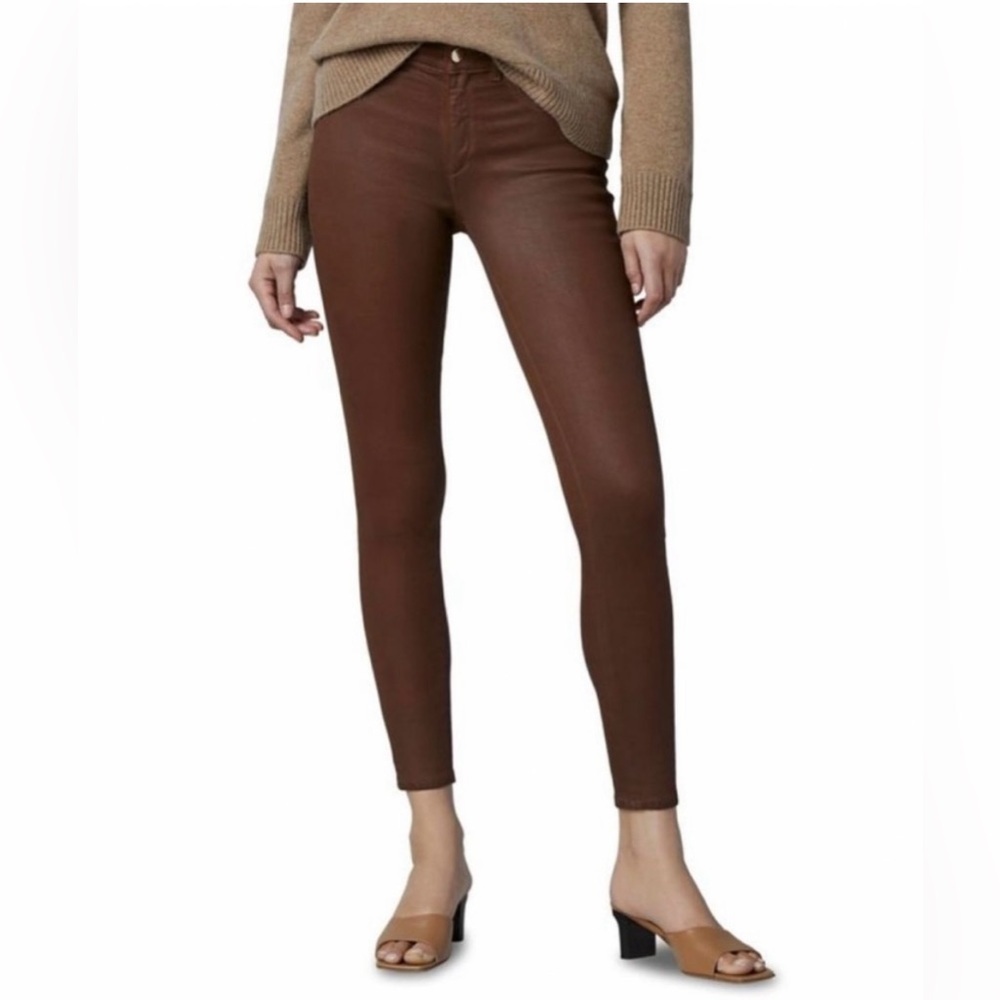 Women’s DL1961 Florence Skinny Mid Rise Instasculpt Pecan Crinkled Pants Size 30